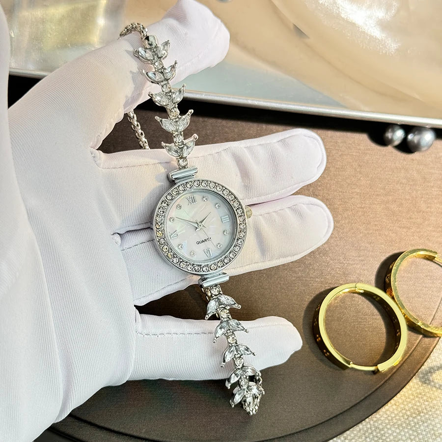 Mermaid explosive watch light luxury fashion diamond