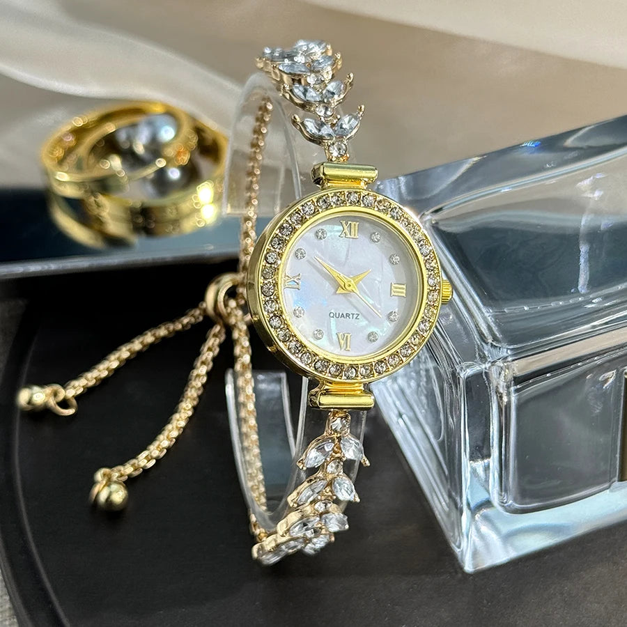 Mermaid explosive watch light luxury fashion diamond