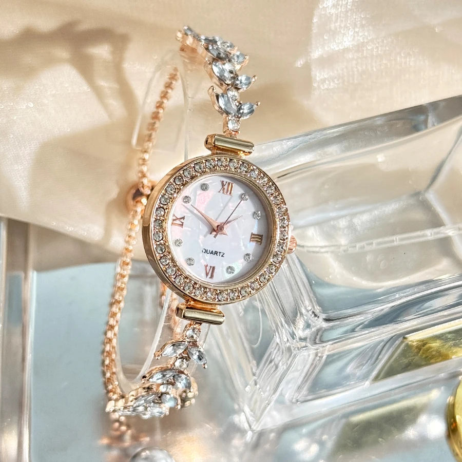 Mermaid explosive watch light luxury fashion diamond