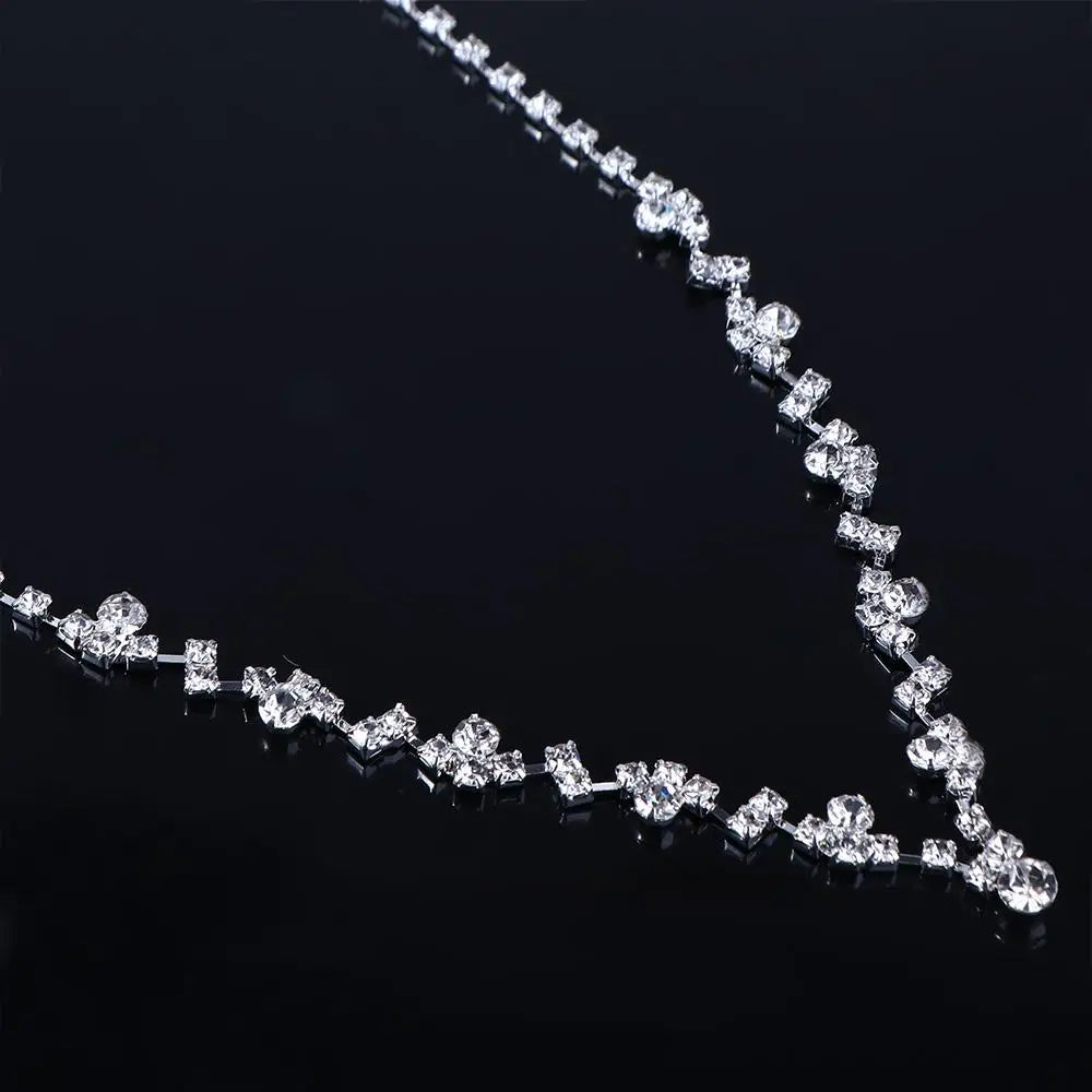 Accessories Jewelry Earring Necklace Crystal Jewelry Set Bridal