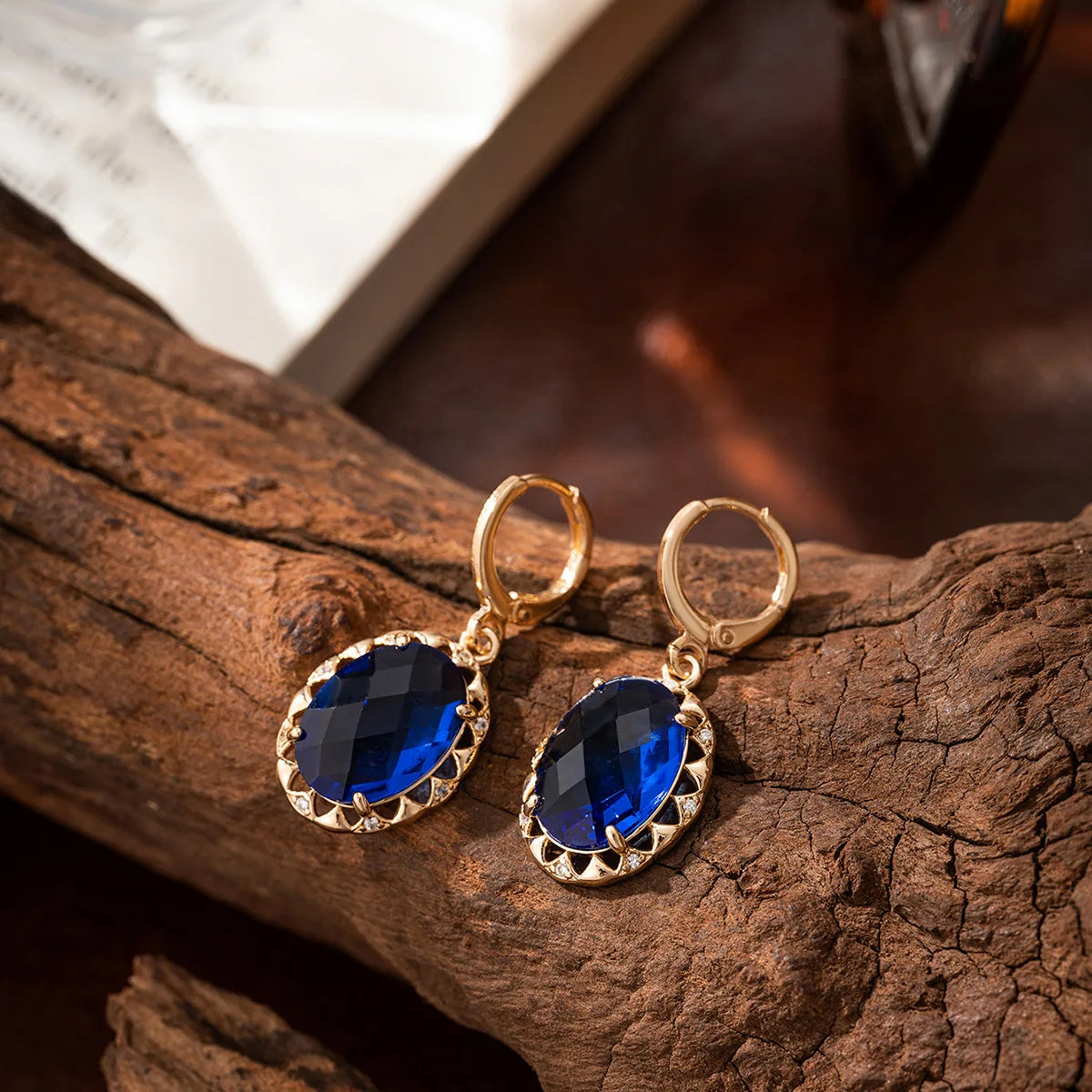 APRILANDYU Gold Plated Copper Jewelry Set for Women