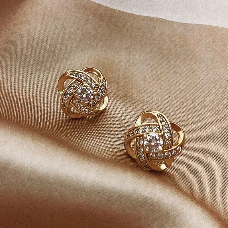 14k gold luxury earrings